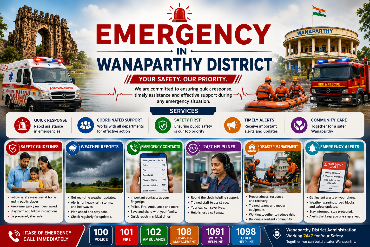 emergency banner